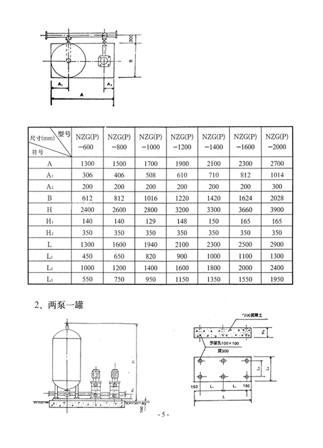 Constant pressure water supply device